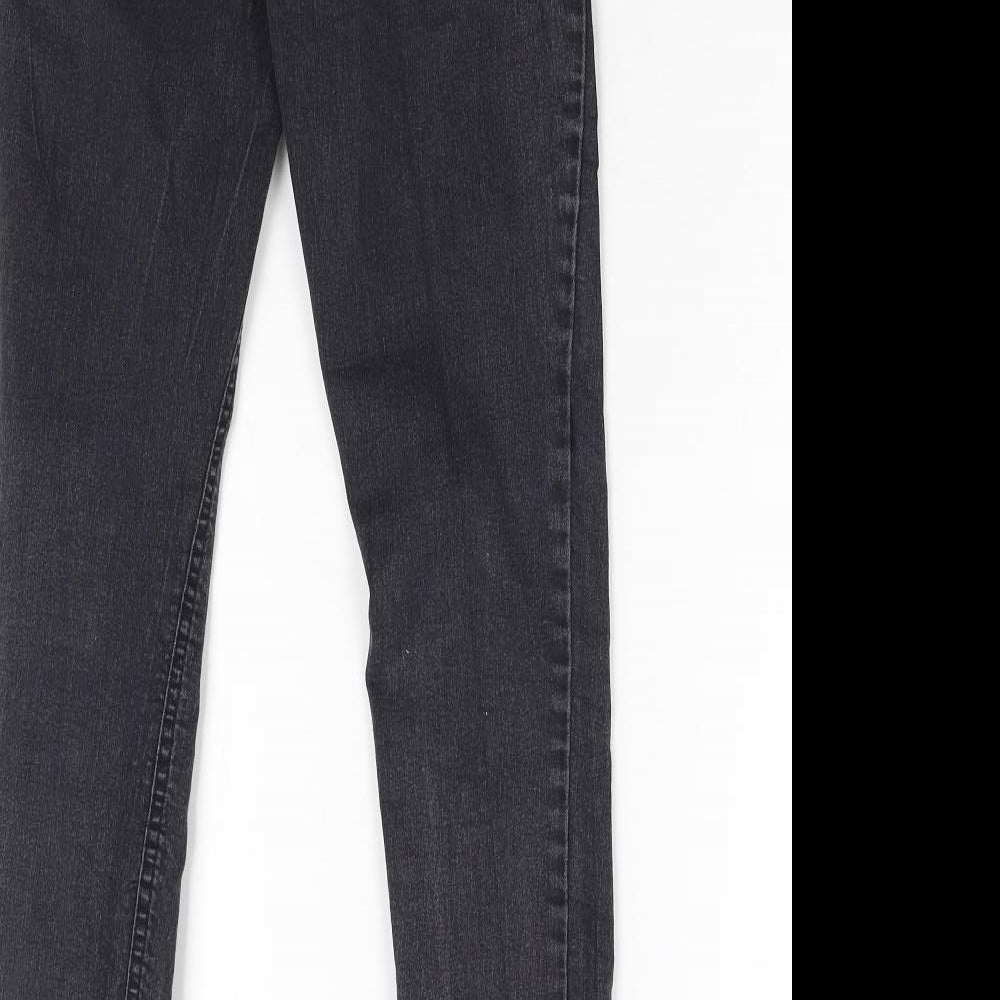 Urban Star Womens Black  Denim Skinny Jeans Size 26 L30 in