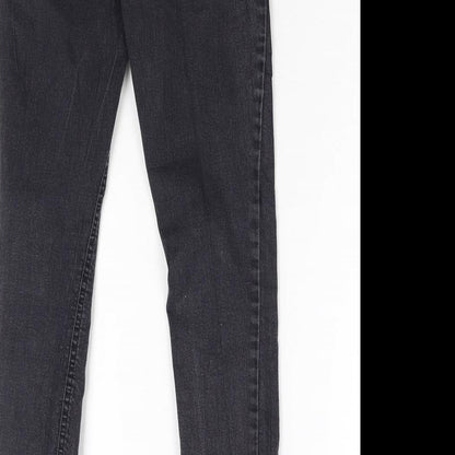 Urban Star Womens Black  Denim Skinny Jeans Size 26 L30 in