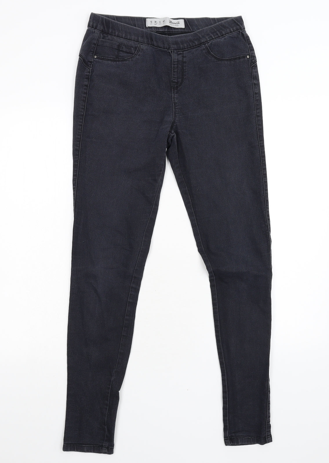 Primark Womens Black  Denim Jegging Jeans Size 10 L30 in