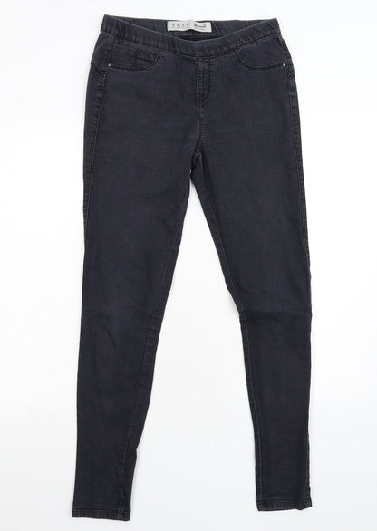 Primark Womens Black  Denim Jegging Jeans Size 10 L30 in