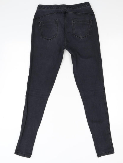 Primark Womens Black  Denim Jegging Jeans Size 10 L30 in
