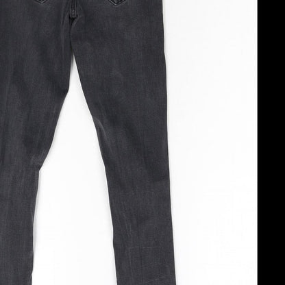 River Island Womens Black  Denim Skinny Jeans Size 8 L26 in