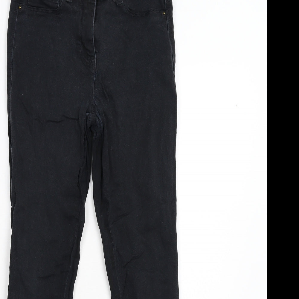 NEXT Womens Black  Denim Skinny Jeans Size 10 L27 in