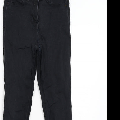 NEXT Womens Black  Denim Skinny Jeans Size 10 L27 in