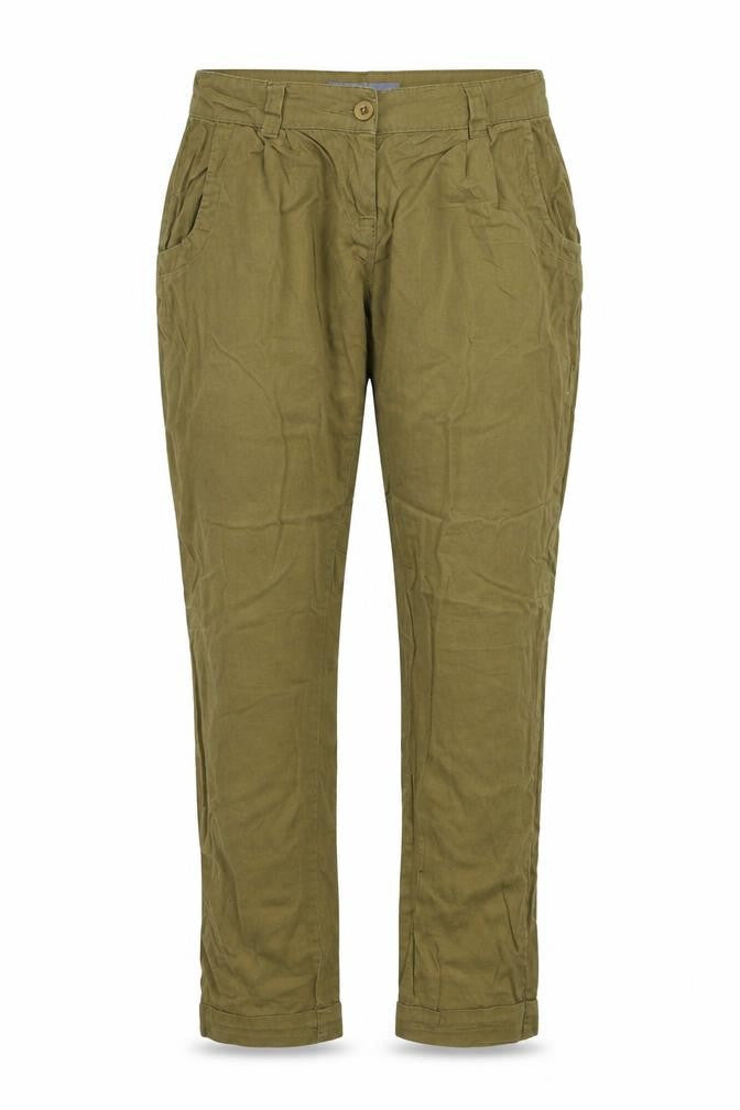 Womens UK Size 10 Evie Regular Fit  Brown Trousers