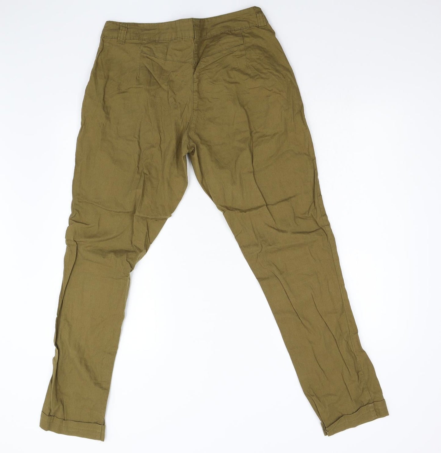 Womens UK Size 10 Evie Regular Fit  Brown Trousers