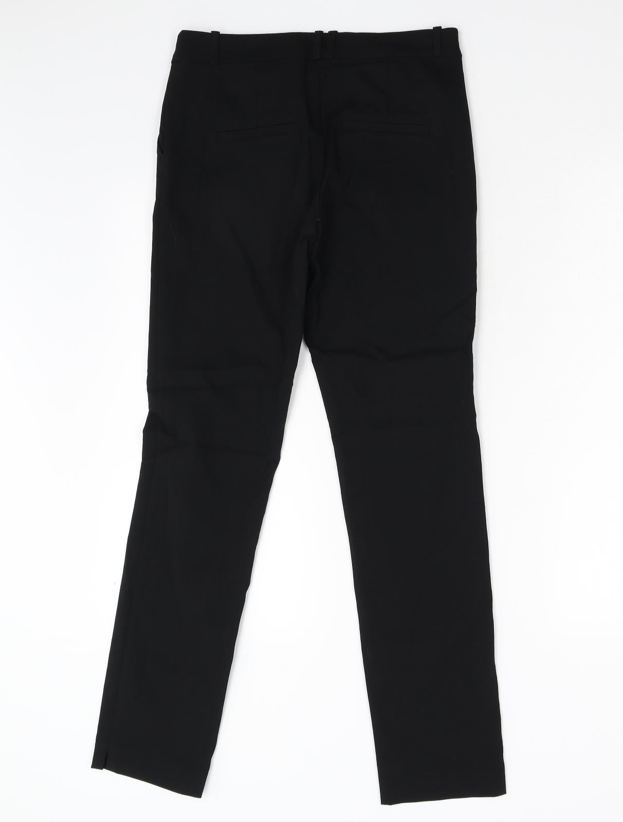 Womens UK Size 10 MNG Regular Fit  Black Trousers