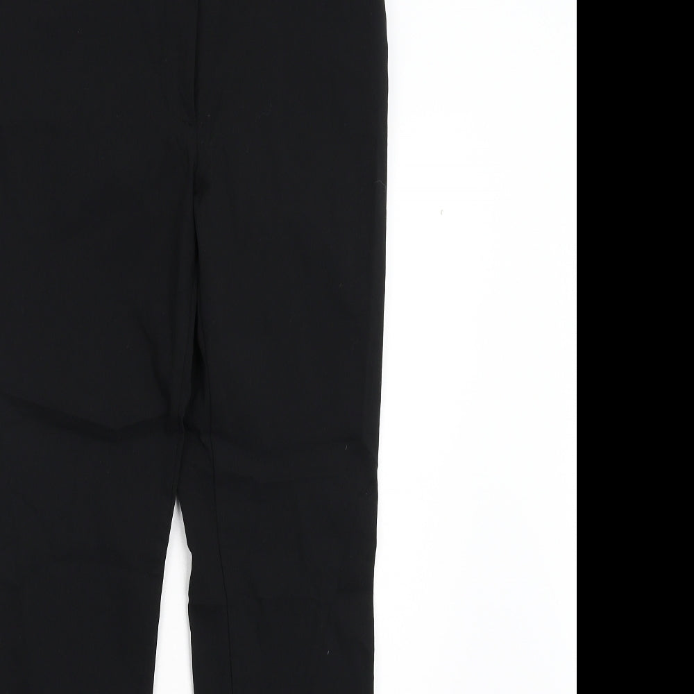 Womens UK Size 10 MNG Regular Fit  Black Trousers