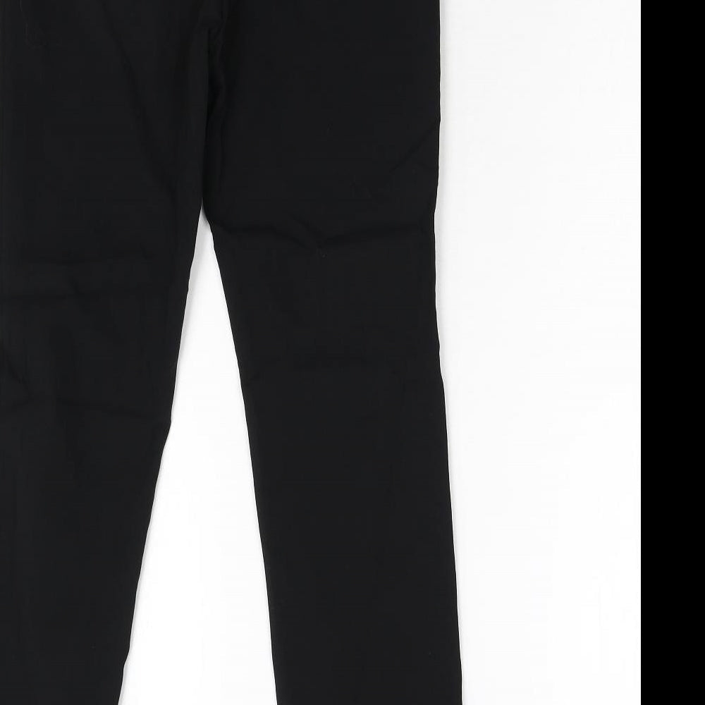 Womens UK Size 10 MNG Regular Fit  Black Trousers
