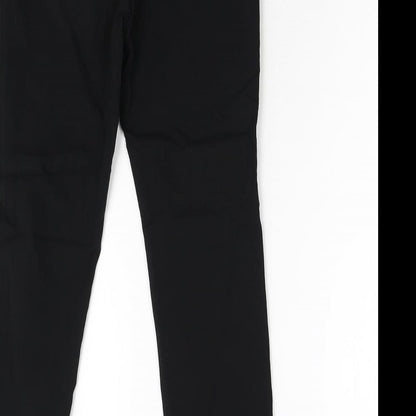 Womens UK Size 10 MNG Regular Fit  Black Trousers