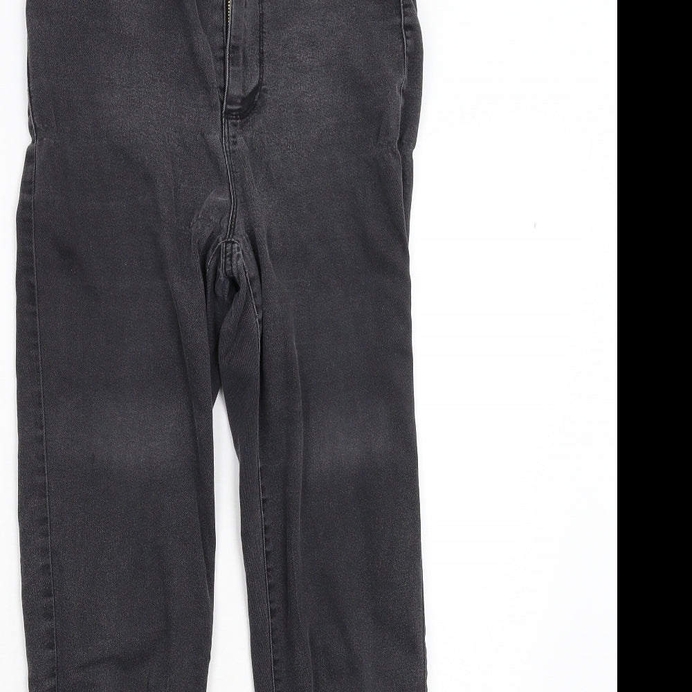 Primark Womens Black  Denim Skinny Jeans Size 10 L28 in