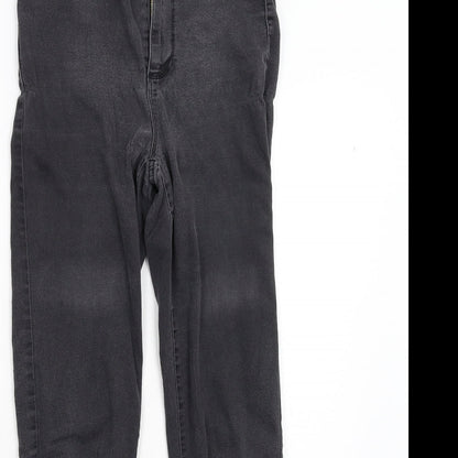 Primark Womens Black  Denim Skinny Jeans Size 10 L28 in