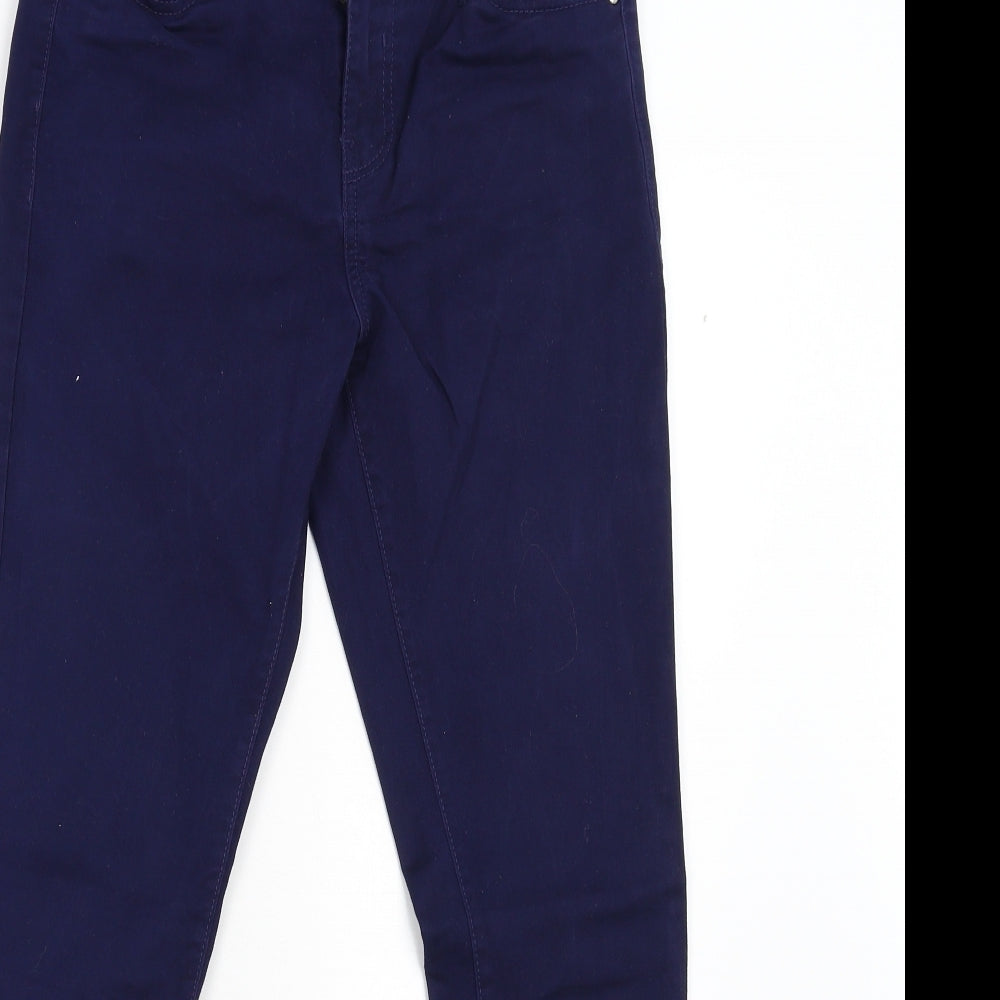 Originals Womens Blue  Denim Skinny Jeans Size 10 L28 in