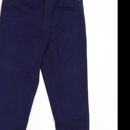 Originals Womens Blue  Denim Skinny Jeans Size 10 L28 in