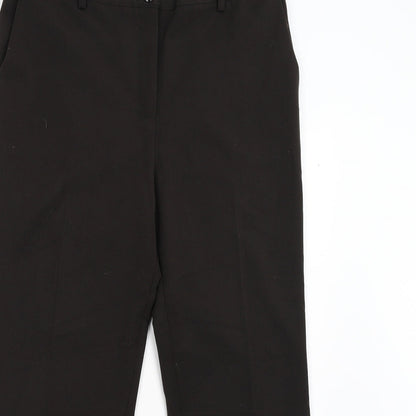 Womens UK Size 14 Annabelle Regular Fit  Brown Trousers