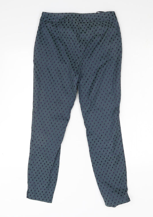 Womens UK Size 8 NEXT Regular Fit  Green Trousers