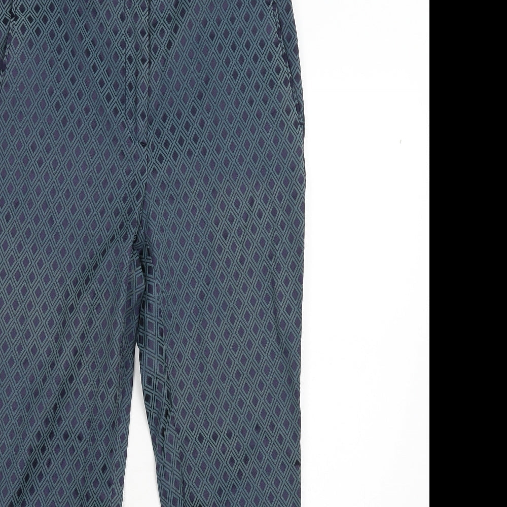 Womens UK Size 8 NEXT Regular Fit  Green Trousers