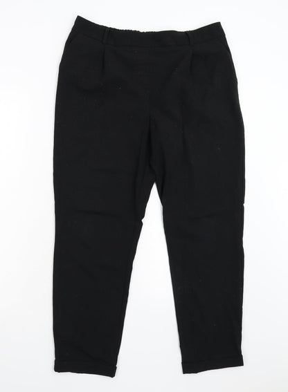 Matalan Womens Black   Trousers  Size 14 L26 in