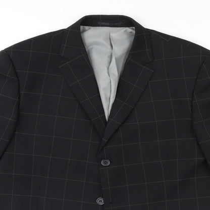 Mens Black   Jacket Blazer   - Black Mans Blazer