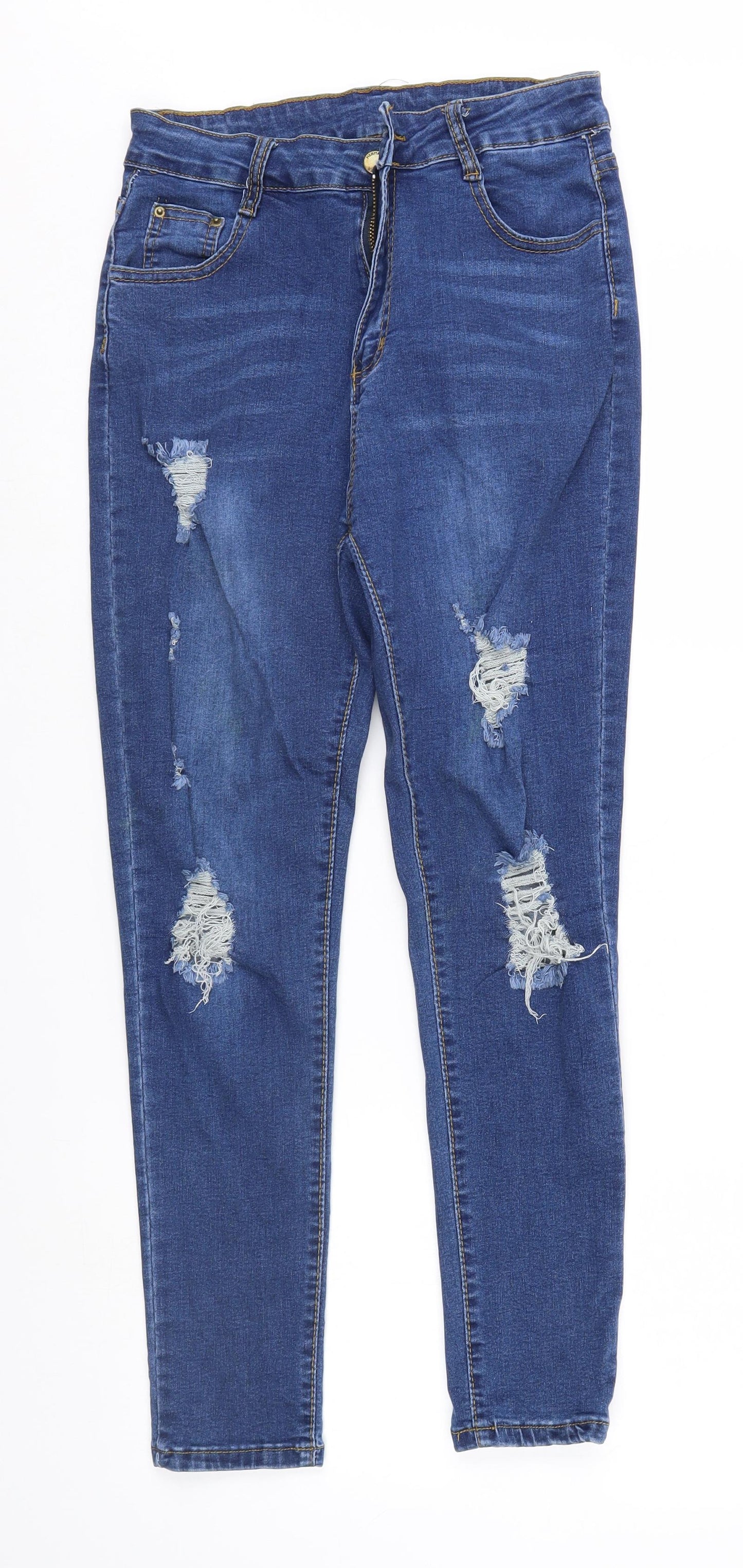 SheIn Womens Blue   Skinny Jeans Size M L26 in - Shein Jean