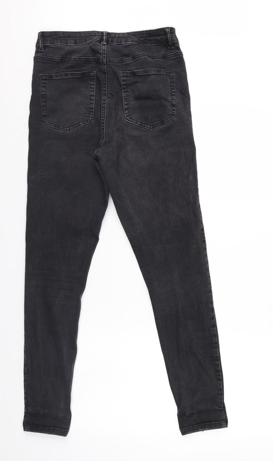 Denim Co Womens Black   Skinny Jeans Size 14 L29 in - Denim Co