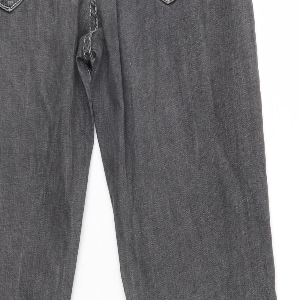 Lavinia Fontana Womens Black   Straight Jeans Size 10 L30 in - Lavinia Fontana
