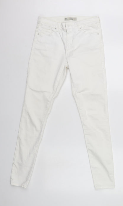 Mens UK Size 28 in Topshop Slim Fit Skinny Ivory Jeans