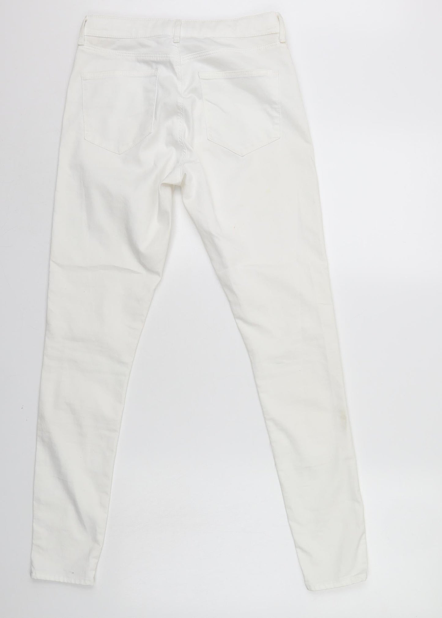 Mens UK Size 28 in Topshop Slim Fit Skinny Ivory Jeans