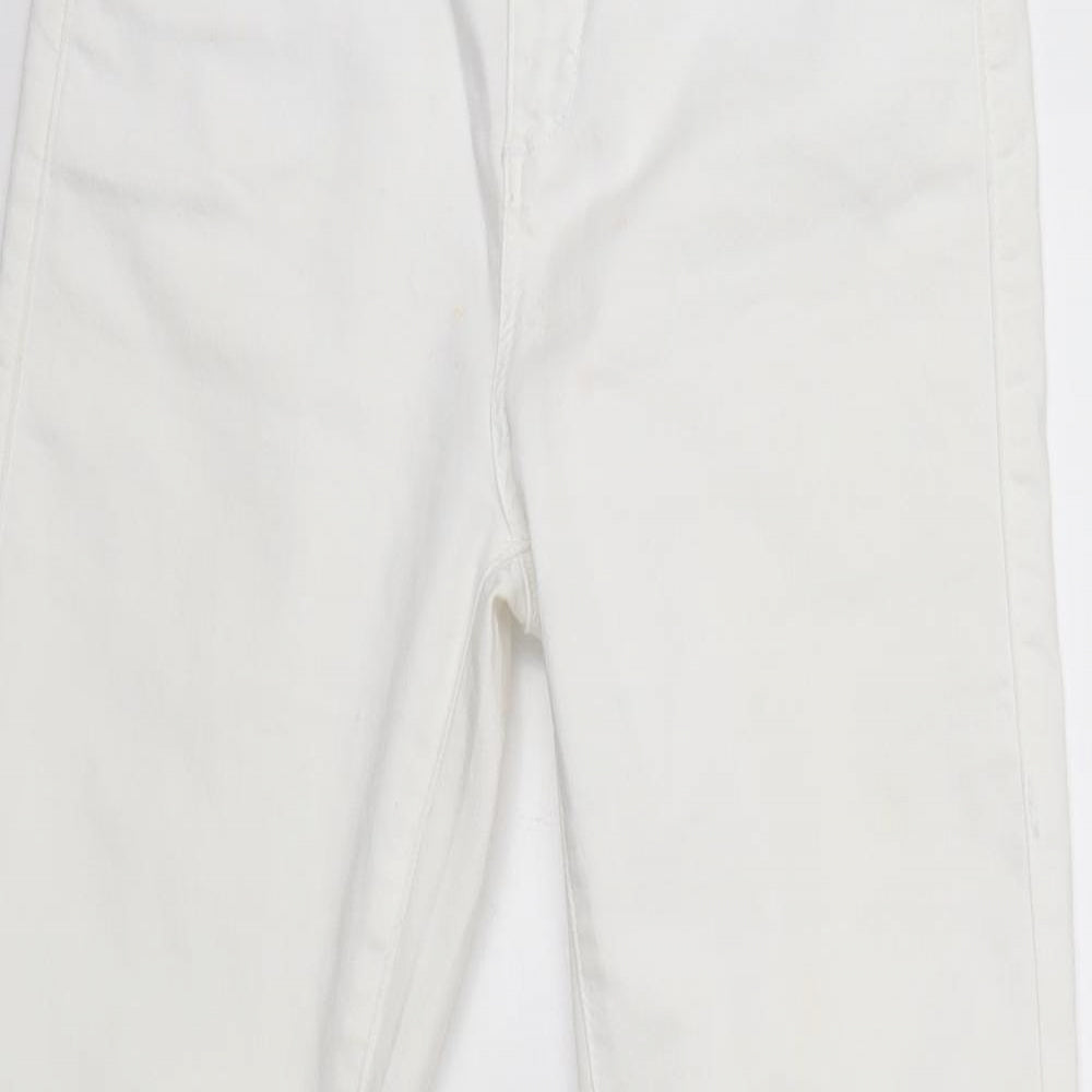 Mens UK Size 28 in Topshop Slim Fit Skinny Ivory Jeans