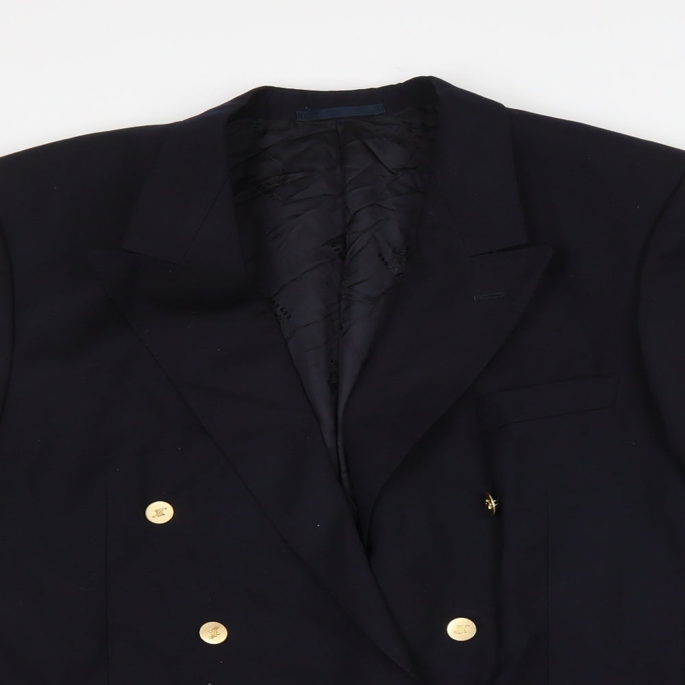 Mens UK Size  Preworn Regular Blue Suit Jacket