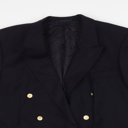 Mens UK Size  Preworn Regular Blue Suit Jacket