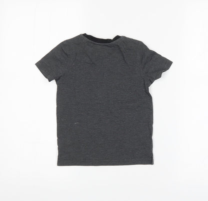 George Boys Grey   Basic T-Shirt Size 3-4 Years  - Cool Dude