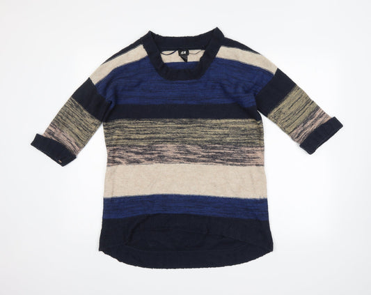 Womens UK Size XS H&M Multicoloured Pullover Jumper