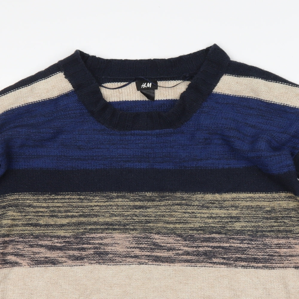 Womens UK Size XS H&M Multicoloured Pullover Jumper