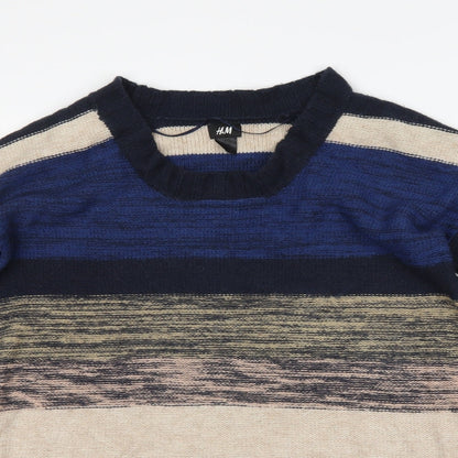 Womens UK Size XS H&M Multicoloured Pullover Jumper