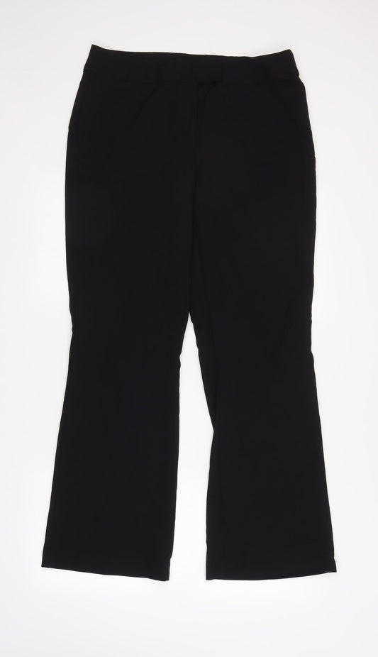 George Womens Black   Trousers  Size 14 L32 in