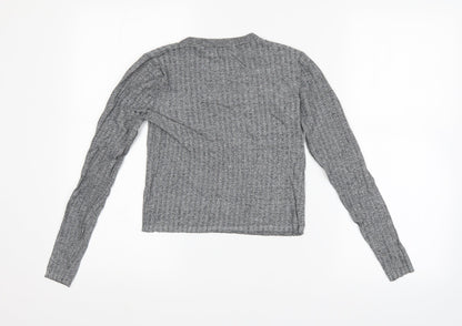 Womens UK Size 8 Redherring Grey Pullover Jumper