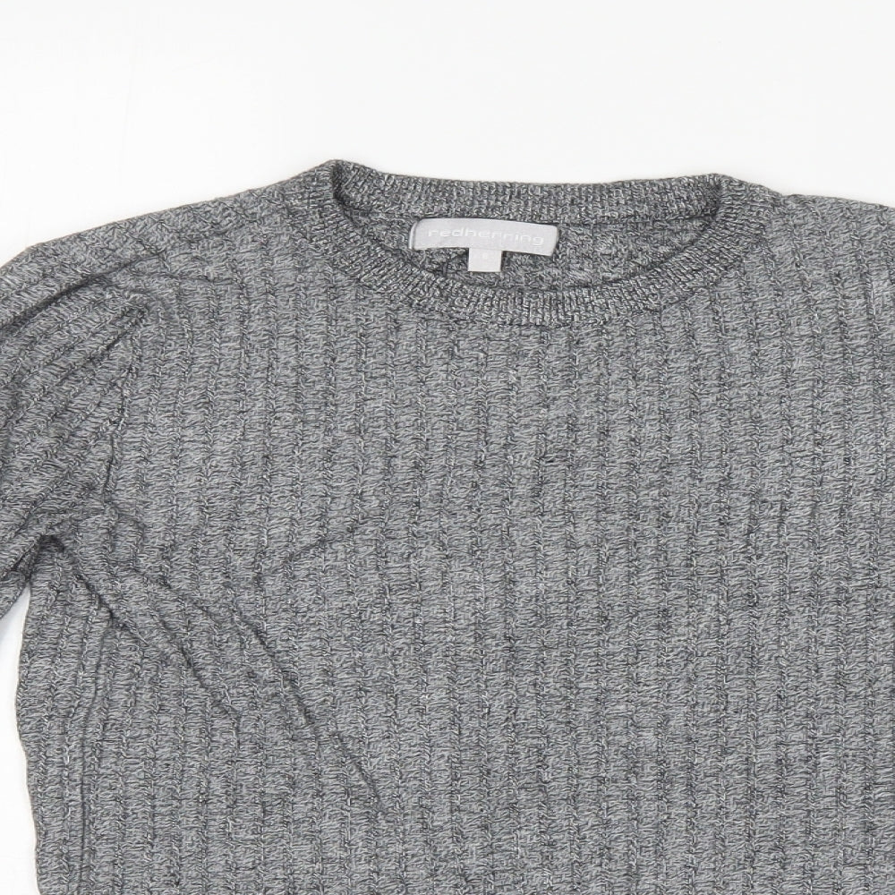 Womens UK Size 8 Redherring Grey Pullover Jumper