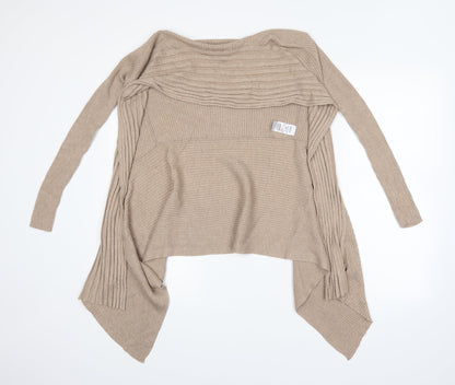 Womens UK Size 8 M&S Beige Cardigan Jumper