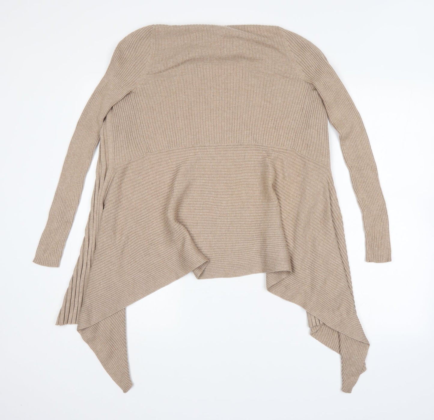 Womens UK Size 8 M&S Beige Cardigan Jumper