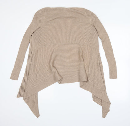 Womens UK Size 8 M&S Beige Cardigan Jumper