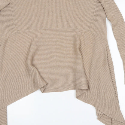 Womens UK Size 8 M&S Beige Cardigan Jumper