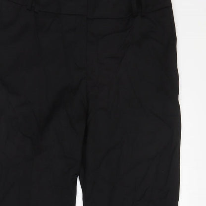 Womens UK Size 12 Preworn Regular Fit  Black Trousers