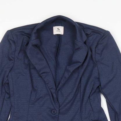 TU Womens Blue   Jacket Suit Jacket Size 10