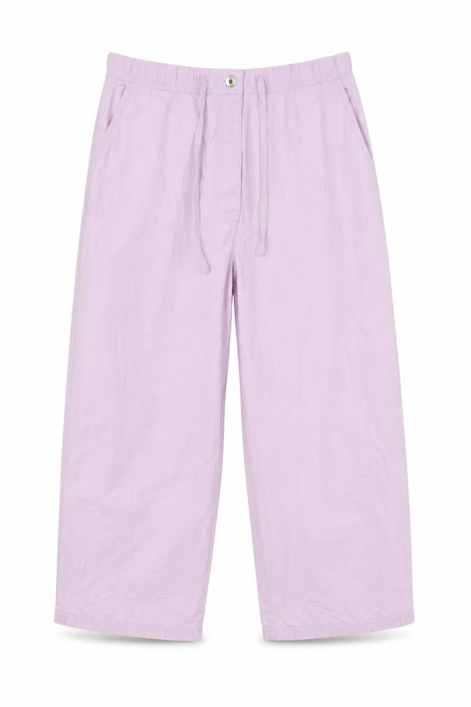 Womens UK Size  Preworn Regular Fit Cropped Pink Trousers