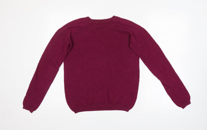 Womens UK Size 8 NEXT Purple Pullover Jumper