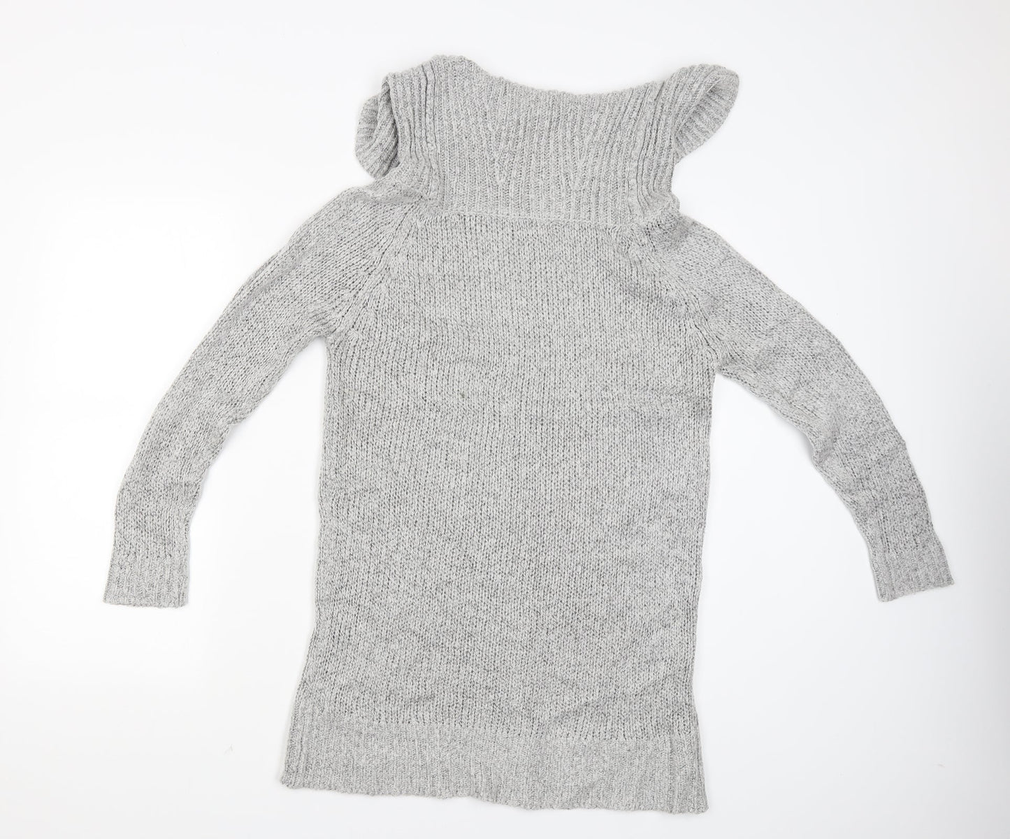 Womens UK Size M New Look Grey Pullover Jumper