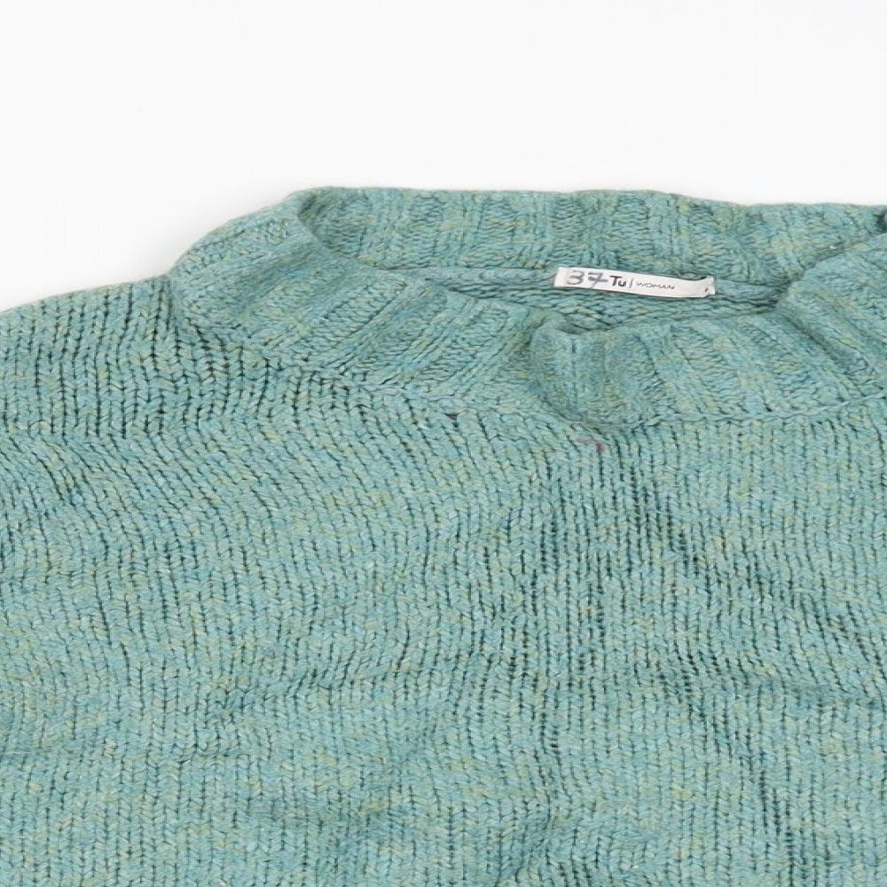 TU Womens Green   Pullover Jumper Size M