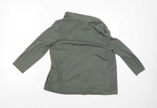Mayfair House Womens Green   Pullover Jumper Size 12