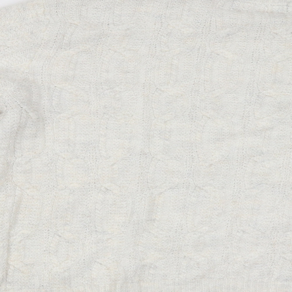Womens UK Size 12 Maine White Pullover Jumper